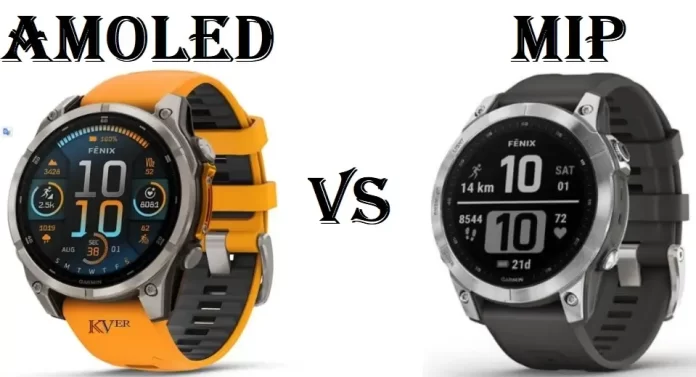 Garmin AMOLED VS MIP